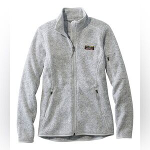 L.L. BEAN Sweater Fleece Full-Zip Front Jacket
Grey XL